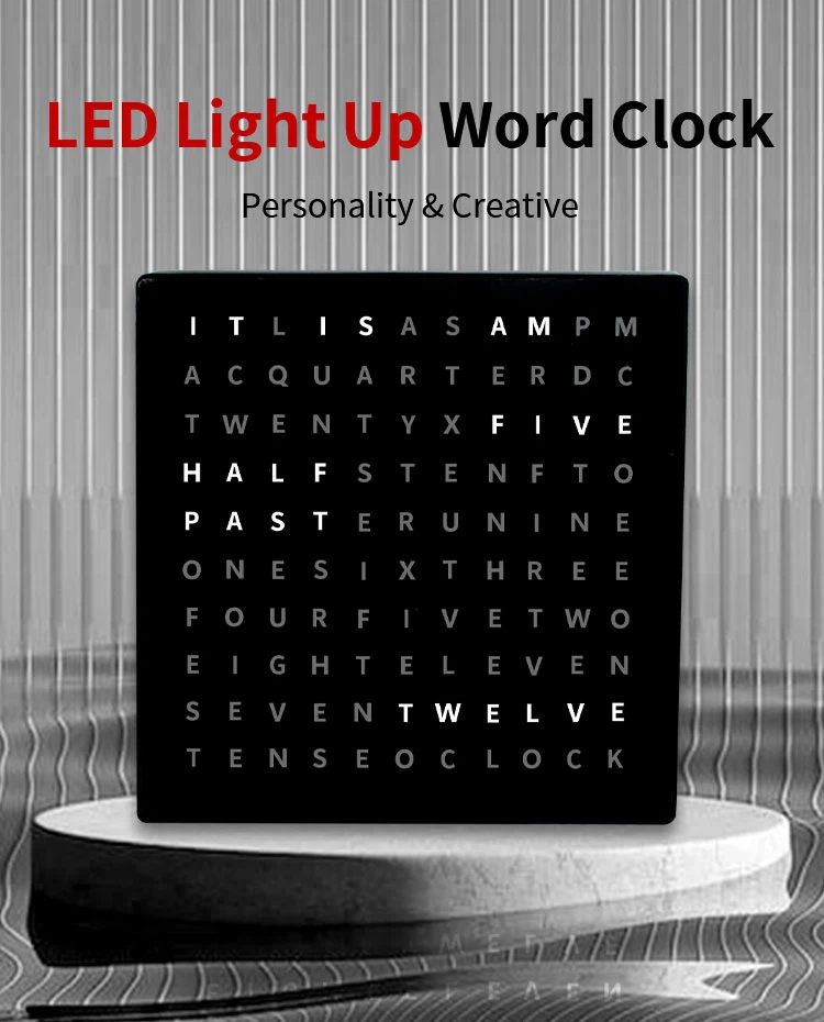 desktop led word clock 1 desktop led word clock 1